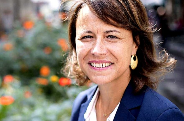 La maire du IXe arrondissement de Paris, Delphine Bürkli, ce mercredi midi. FRANCOIS BOUCHON/François Bouchon / Le Figaro Delphine Burkli