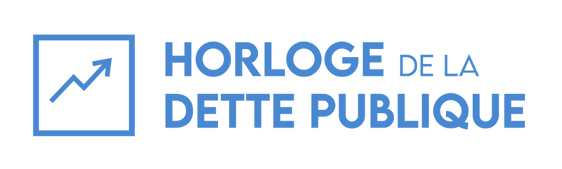 Logo Horloge de la Dette Publique Bleu 1024x309