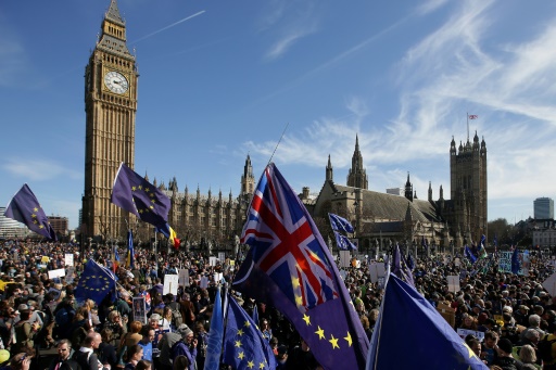 Royaume-Uni: manifestation à Londres contre le Brexit © AFP / DANIEL LEAL-OLIVAS AFP