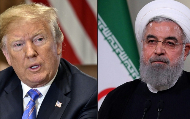 Depuis plusieurs mois, les échanges entre Donald Trump et Hassan Rohani sont de plus en plus belliqueux. AFP/Nicholas Kamm et PRESIDENCE IRANIENNE/HO