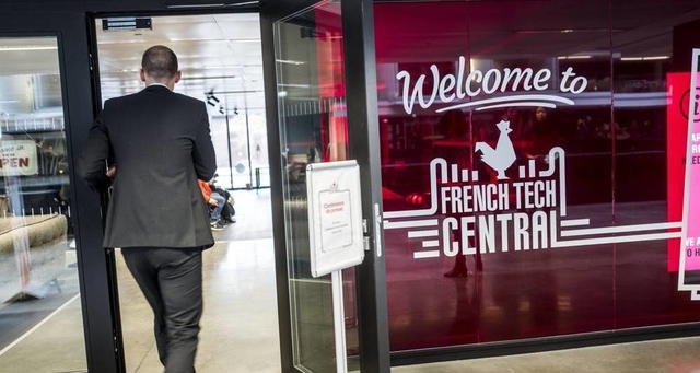 Entree French Tech Central a la Station F. - © Photo Romain GAILLARD/REA