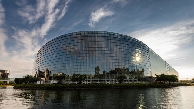 Le parlement européen à Strasbourg