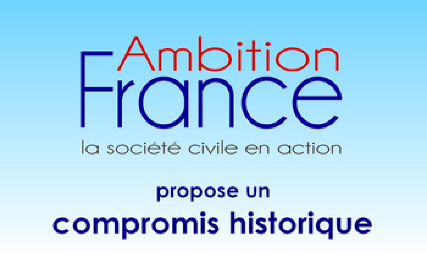 Budget : Ambition France propose un compromis historique !