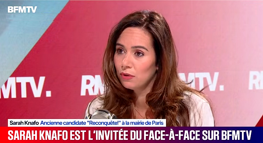 Sarah Knafo sur BFM TV : Je dévoile qui m’a poussée à me désister : Emmanuel Grégoire.