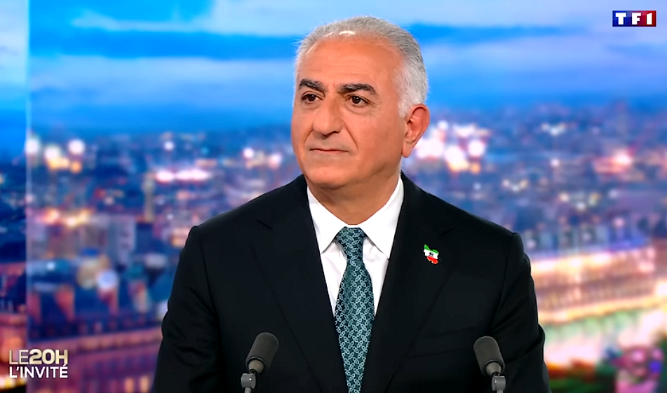 Reza Pahlavi, le fils du dernier Shah d'Iran, invité exceptionnel du 20 h sur TF1