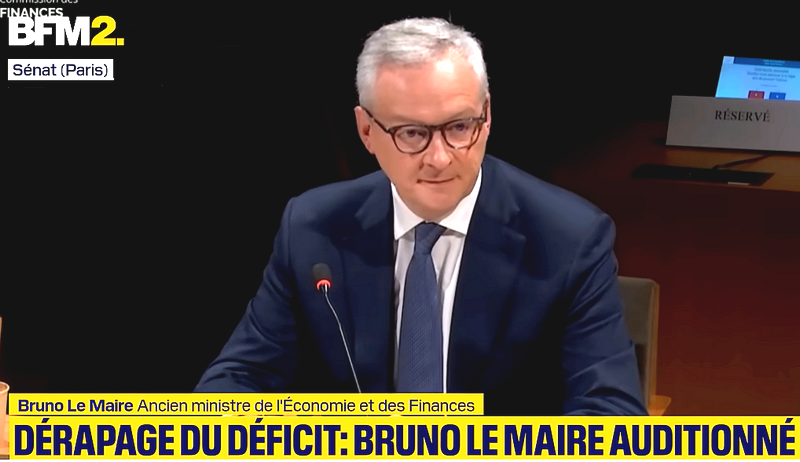 Dérapage du déficit: Bruno Le Maire auditionné au Sénat