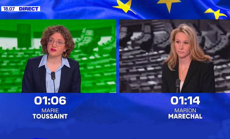 Élections européennes: l'intégrale du débat entre Marion Maréchal et Marie Toussaint