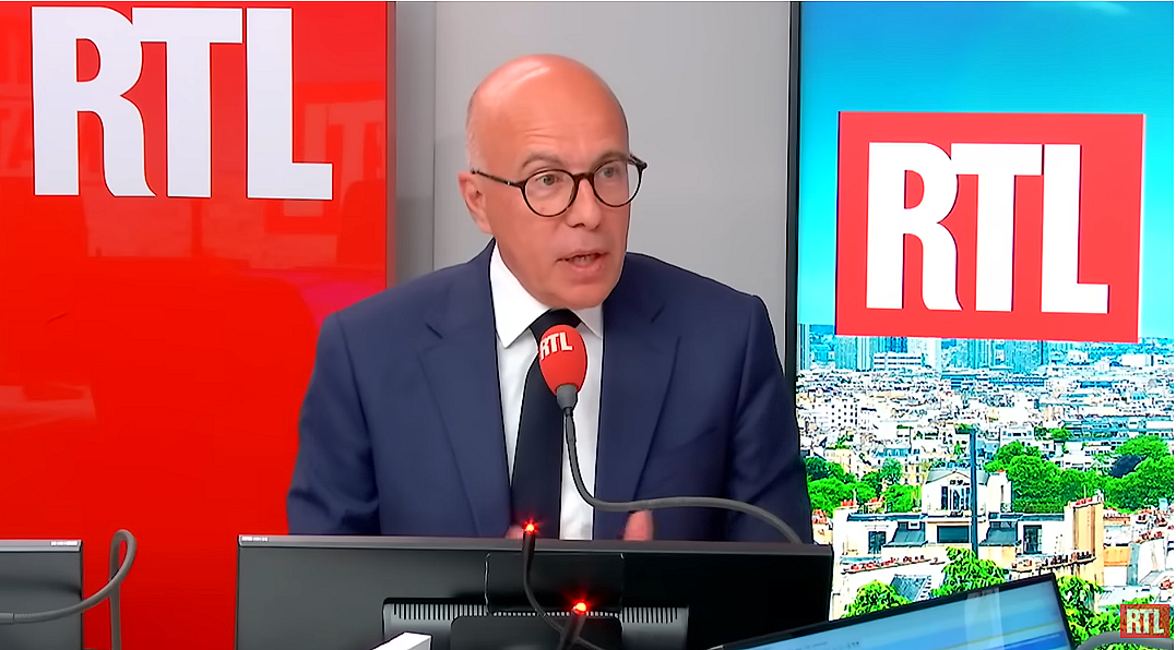 Eric Ciotti face à Thomas Sotto sur RTL