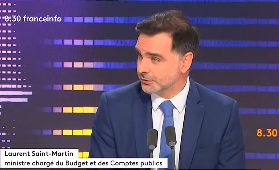 Impôts, budget et entreprises, loyer de gendarmerie... le "8h30 franceinfo" de Laurent Saint-Martin