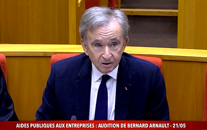 Aides publiques aux entreprises : audition de Bernard Arnault