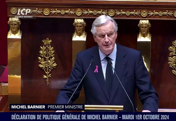 Le discours de politique générale de Michel Barnier en intégralité