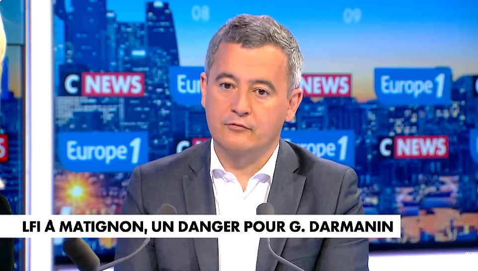 Gérald Darmanin : "Jean-Luc Mélenchon met dans notre pays le gène de la division"
