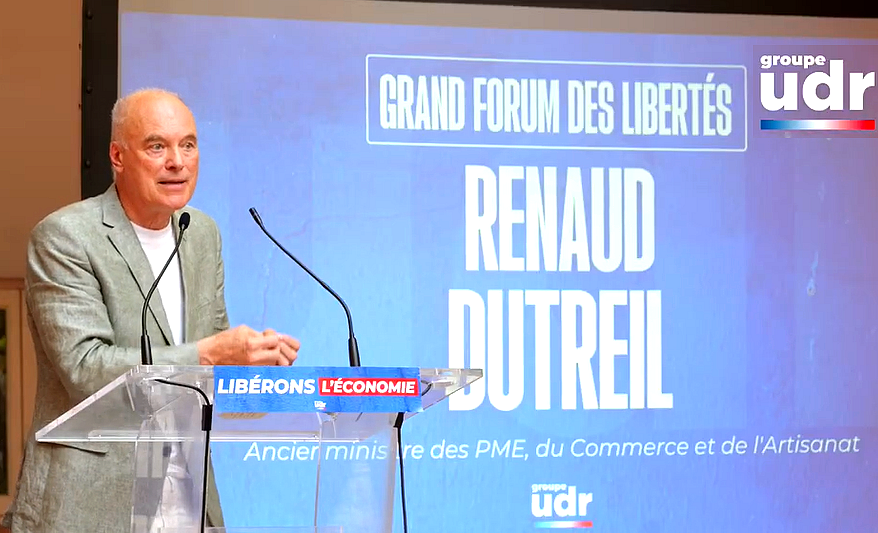 Renaud Dutreil au Grand Forum des Libertés