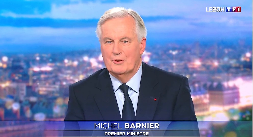 Invité du 20H, Michel Barnier actionnera "assurément" le 49.3 pour adopter le budget