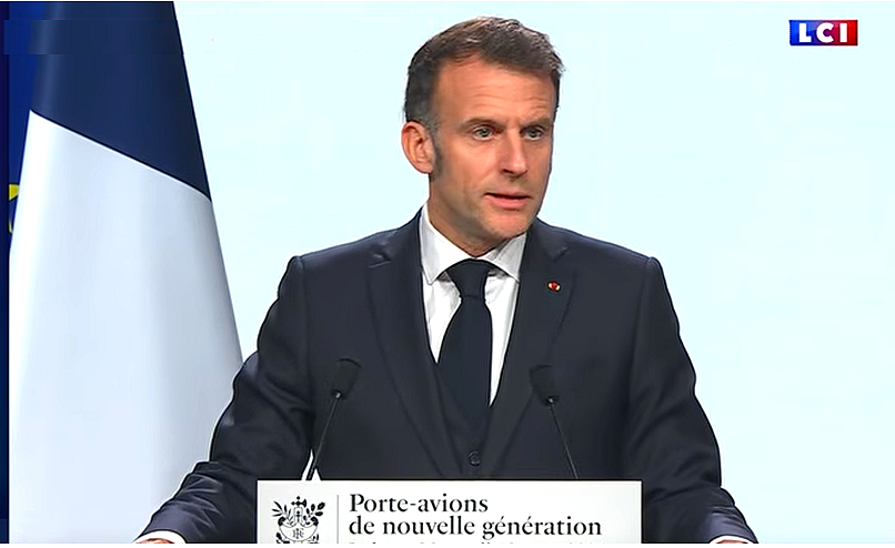 Le "France libre" : Emmanuel Macron annonce le nom du prochain porte-avions