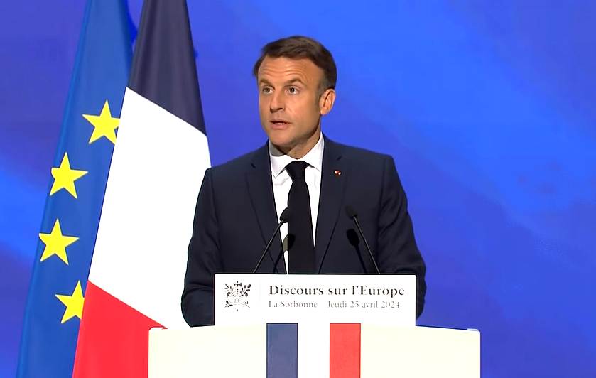 Emmanuel Macron : Discours sur l’Europe.