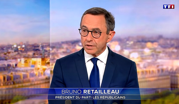 Bruno Retailleau, invité du JT de 20H d'Anne-Claire Coudray