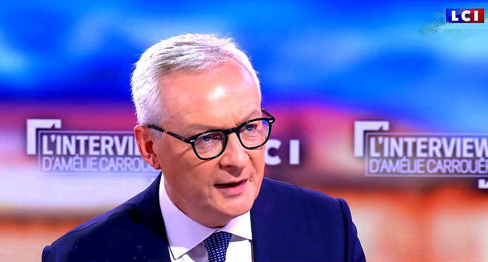 Blocus des lycées, dette publique : Bruno Le Maire répond aux questions d'Amélie Carrouër sur LCI 